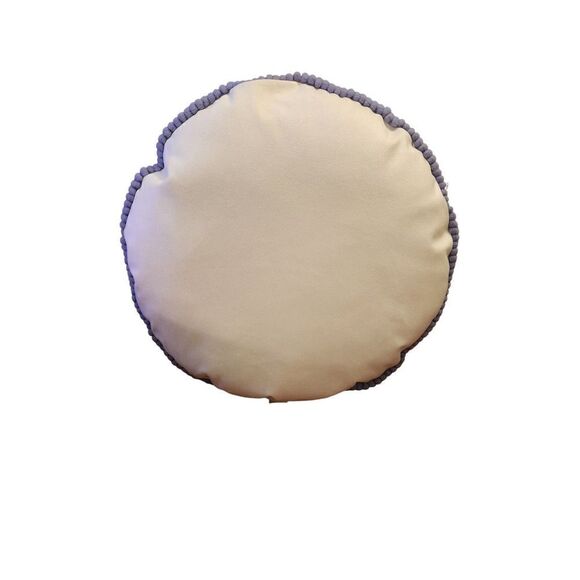 New! Gorgeous Spring Bunny Pillow! Shabby Chic Round - Picture 2 of 3